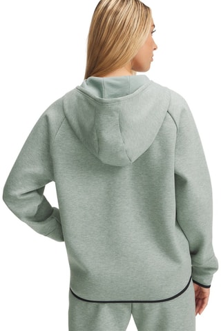 Sweat polaire à capuche - Vert d’eau