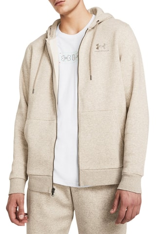 Sweat à capuche - Marron chiné