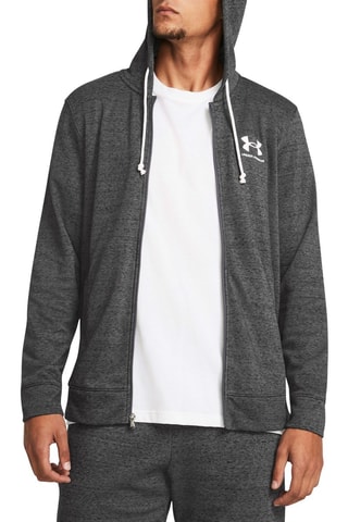 Sweat polaire à capuche  Rival Terry - Gris foncé chiné