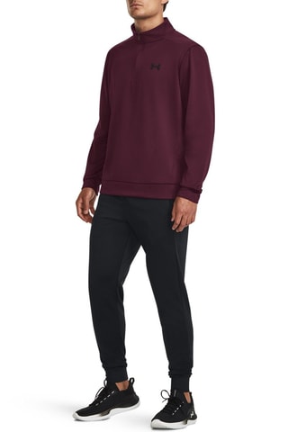Sweat polaire d'entraînement Armour - Bordeaux