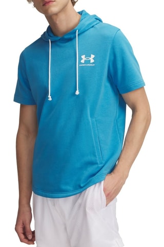 Sweat polaire à capuche  Rival Terry - Turquoise