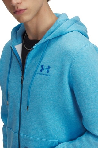 Sweat polaire à capuche Icon - Turquoise