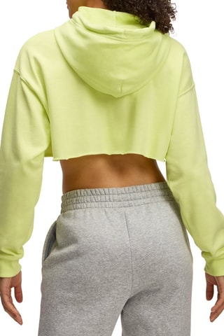 Sweat court à capuche  Icon Terry - Vert clair