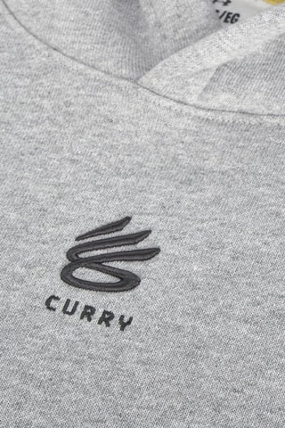 Sweat polaire à capuche  Stephen Curry - Gris clair chiné
