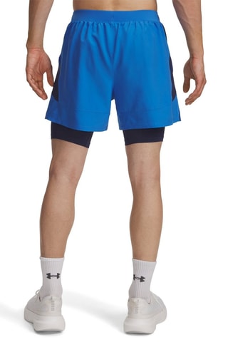 Short de running 2-en-1 Launch - Bleu pétrole