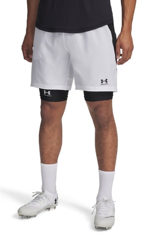Short de football Challenger Pro - Blanc