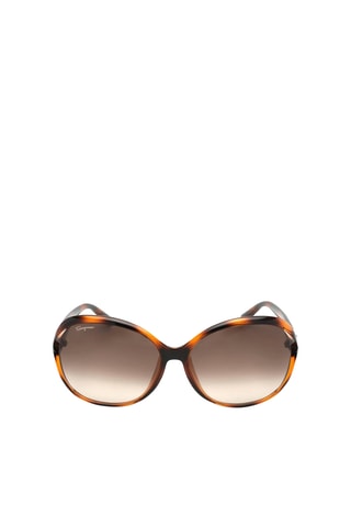 Óculos de sol mulher Categoria 3 - Salvatore Ferragamo - Castanho e preto