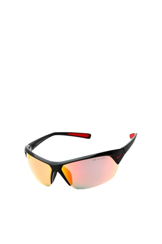 Óculos de sol - Lentes efeito espelhado - Categoria 3 - Homme - Nike - Preto e vermelho