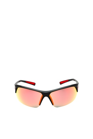 Óculos de sol - Lentes efeito espelhado - Categoria 3 - Homme - Nike - Preto e vermelho