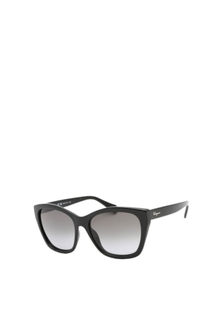 Óculos de sol - Categoria 3 - Mulher - Salvatore Ferragamo - Preto e cinzento