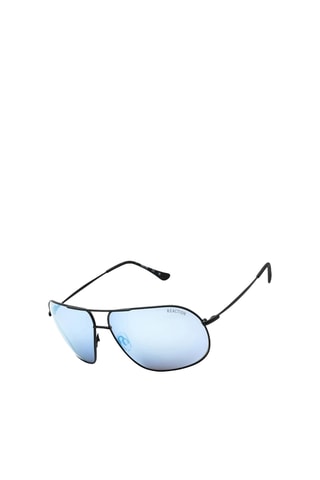 Óculos de sol mulher - Lentes efeito espelhado - Categoria 3 - Kenneth Cole - Azul e preto