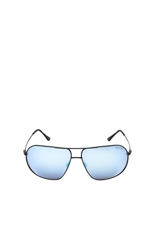 Óculos de sol mulher - Lentes efeito espelhado - Categoria 3 - Kenneth Cole - Azul e preto