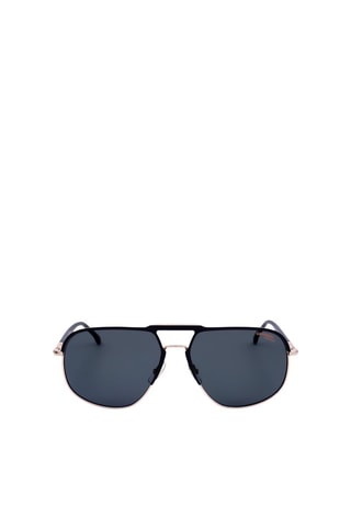 Óculos de sol homem - Lentes efeito espelhado - Categoria 3 - Carrera - Dourado e preto