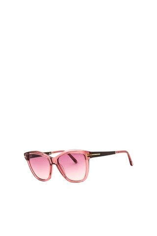 Óculos de sol mulher - Lentes efeito espelhado - Categoria 3 - Tom Ford - Rosa e violeta