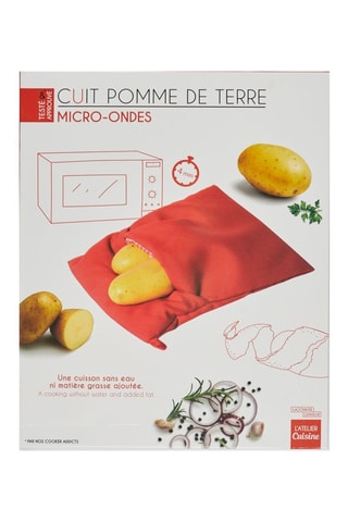 Cocedor de patatas al microondas - 20 x 2 x 24 cm