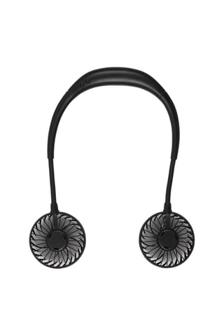 Ventilador de cuello luminoso LED - Negro