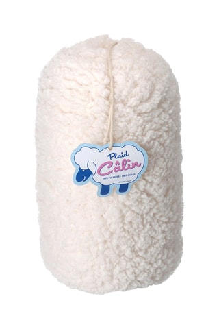 Manta Câlin - Blanco - 130 x 150 cm - Blanco