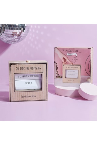 Caja con mensajes - 17 x 18,5 x 8 cm