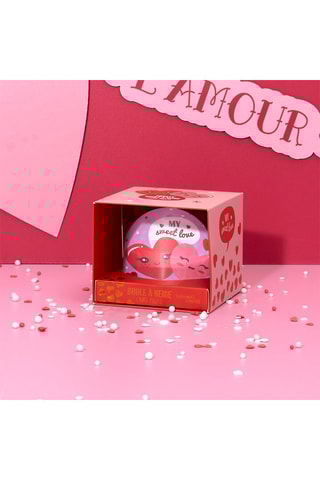 Bola de nieve portafotos - Rosa