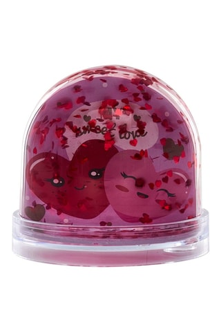 Bola de nieve portafotos - Rosa