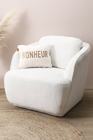 Cojín manta - Blanco - 126 x 150 cm - 