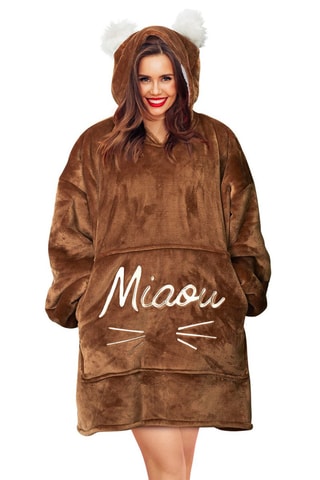 Sudadera XXL Miaou - Marrón - Marrón