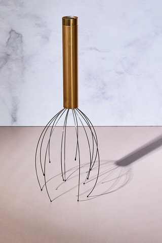 Masajeador de cabeza vibrador - Dorado