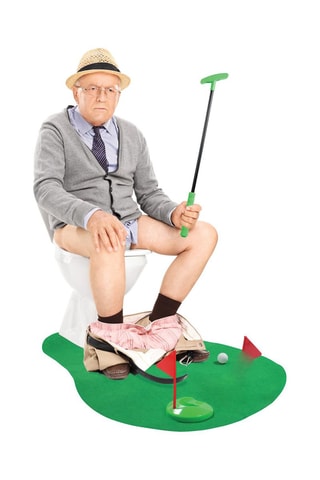 Minijuego de golf para el baño - 66,5 x 4 x 16 cm