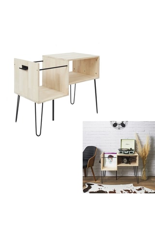 Mueble de vinilos - Natural