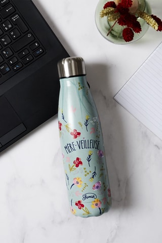 Cantimplora de acero inoxidable Mère-veilleuse - 6,5 x 6,5 x 25,5 cm