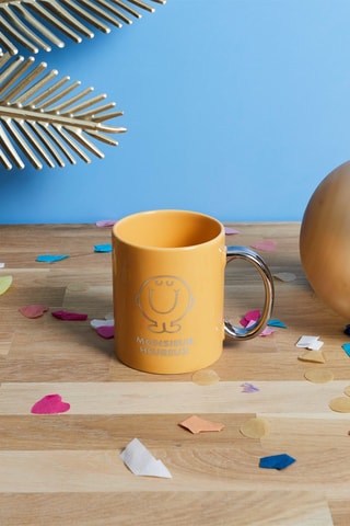 Taza de gres Monsieur Heureux - 9,5 x 8 x 8 cm