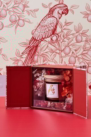 Caja de vela perfumada - Rojo