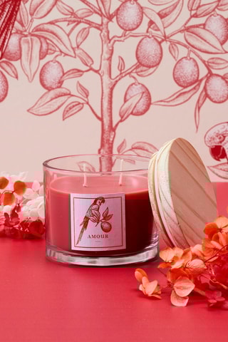 Caja de vela perfumada - Rojo