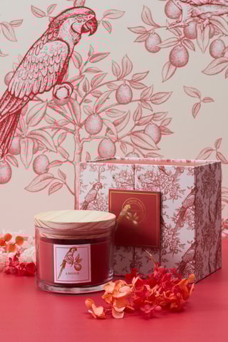Caja de vela perfumada - Rojo