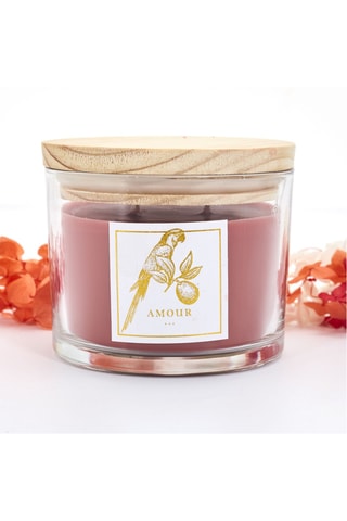 Caja de vela perfumada - Rojo