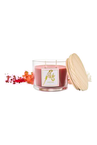 Caja de vela perfumada - Rojo