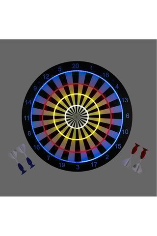 Juego de dardos Diana Efecto Neón - Negro y blanco