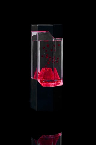 Lámpara de sobremesa - Negro y rojo