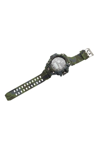 Reloj de poliuretano termoplástico tpu - Cronómetro - Verde y negro
