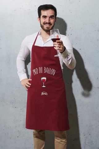 Schort "Pro du Ballon" - Rood