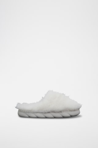 Zapatillas de casa con plataforma Cosy Time - Blanco