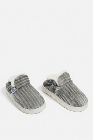 Zapatillas de casa con plataforma - Gris