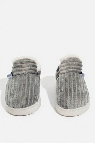 Zapatillas de casa con plataforma - Gris