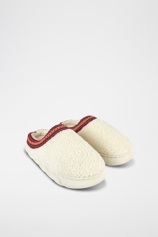 Zapatillas de casa - Modelo aleatorio - Beige y negro