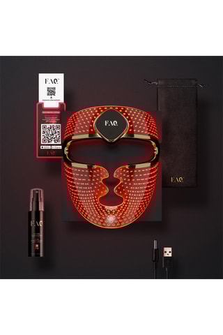 Máscara facial LED FAQ™ 202 - 8 luces LED