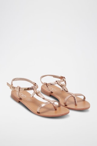 Sandalen Dasa Roségoudkleurig