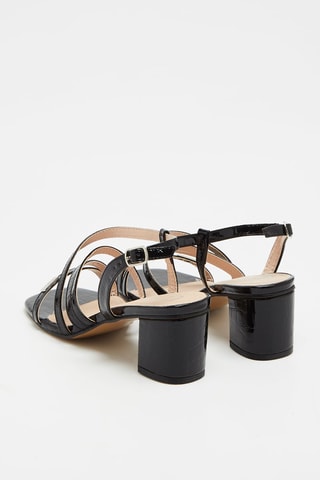 Sandálias de salto Faustina Preto