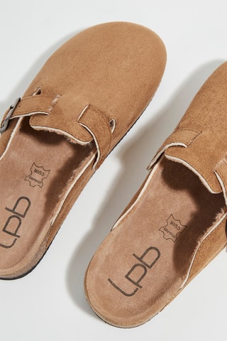 Gevoerde Clogs Inoussia - Camel