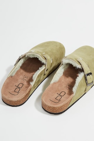 Gevoerde Clogs Inoussia - Lichtkaki