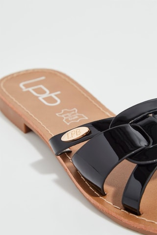 Mules envernizados Imelda - Preto